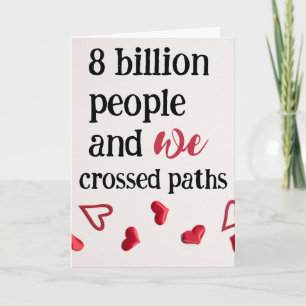 Means om Valentijnsdag te zijn Kaart