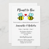 Means voor bijen - repetitie binnenuitnodiging kaart (Voorkant / Achterkant)