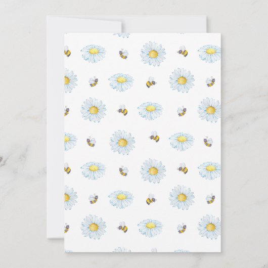 Means voor de bruiddoucheuitnodiging kaart (Achterkant)