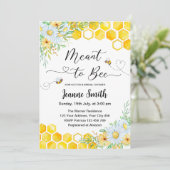 Means voor de bruiddoucheuitnodiging kaart (Staand voorkant)