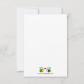 Meant to Bee - 3x5 Bruiloft Uitnodiging (Achterkant)