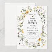 Meant to Bee Bridal Shower | Floral Garden Kaart (Voorkant / Achterkant)