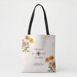 Meant to Bee Bride Canvas tas