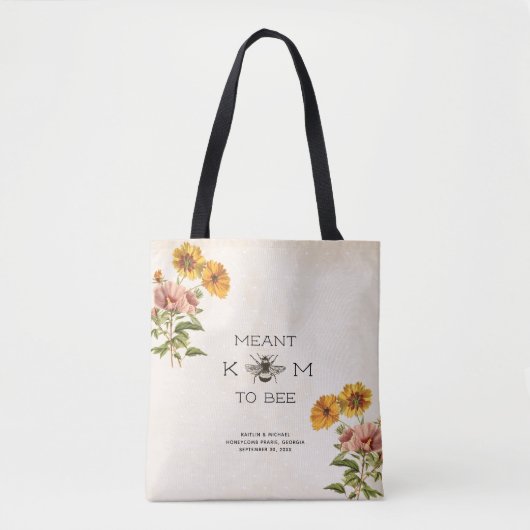 Meant to Bee Bride Canvas tas (Voorkant)