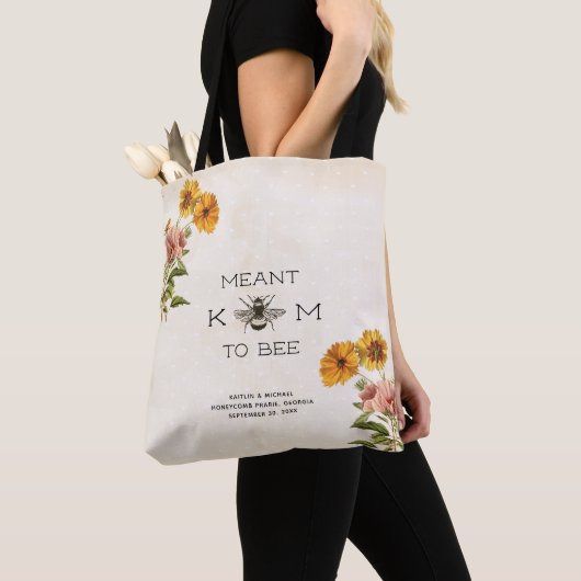 Meant to Bee Bride Canvas tas (Dichtbij)