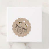 Meant to bee Honey Wedding Favor Label (In situ)