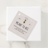 Meant to bee Honey Wedding Favor Label (In situ)