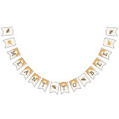 Meant to Bee Honeycomb Honey Drip Bridal Shower Vlaggetjes (Alle)