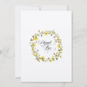 Meant to Bee Rustic Save the Date Kaart (Achterkant)