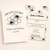 Meant to Bee Sweet Wedding  Kaart