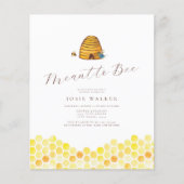 Meant-to-bijenbridal Shower-uitnodiging (Voorkant)