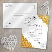 Meant-to-bijenbridal Shower-uitnodiging Briefkaart