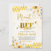 Meant-to-bijenbridal Shower-uitnodiging Kaart (Voorkant)