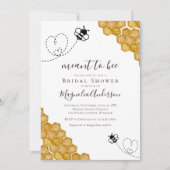 Meant-to-bijenbridal Shower-uitnodiging Kaart (Voorkant)