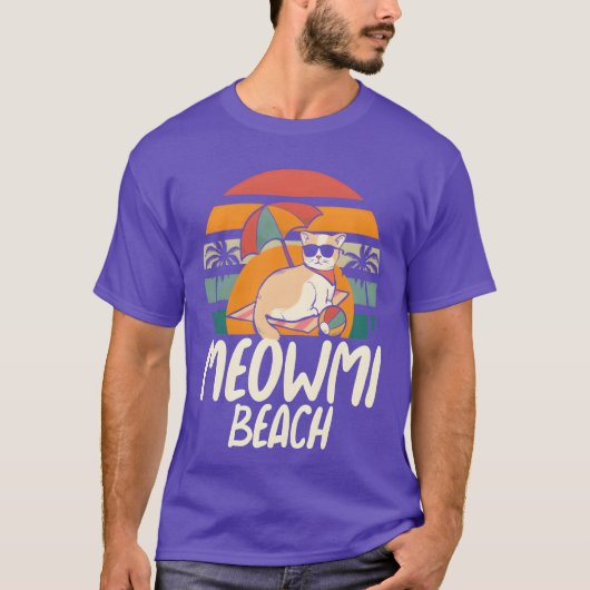 Meaowmi strandjongen t-shirt (Voorkant)