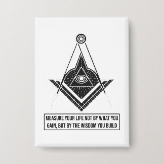 Measure Your Life by Wisdom | Inspirational Quote  Button