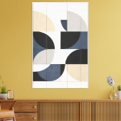 Measured Horizon Canvas Afdruk (Insitu (Woonkamer))