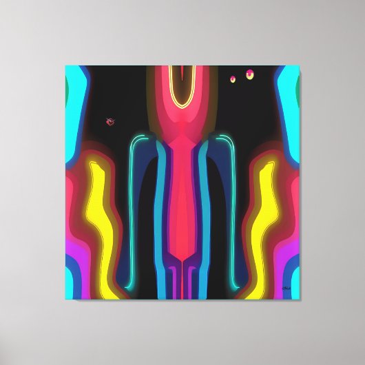 Measuring the Difference Between Doing and Saying Canvas Afdruk (Voorkant)