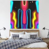 Measuring the Difference Between Doing and Saying Canvas Afdruk (Insitu (Slaapkamer))