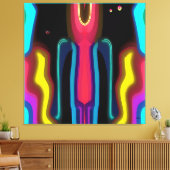 Measuring the Difference Between Doing and Saying Canvas Afdruk (Insitu (Woonkamer))