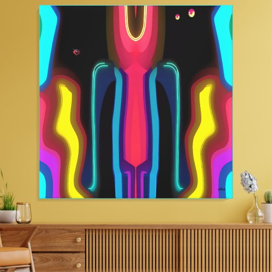 Measuring the Difference Between Doing and Saying Canvas Afdruk (Insitu (Woonkamer))