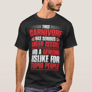Meat Anger Issues Ketogeen Dieet Keto Carnivoor T-shirt