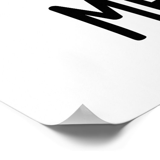 Meat-bawl Grappige Gehaktbal Pun Poster (Hoek)