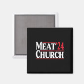 Meat Church 24 Bbq  Magneet (Voorkant / Achterkant)