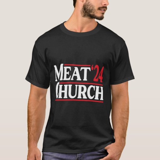 Meat Church 24 Bbq  T-shirt (Voorkant)