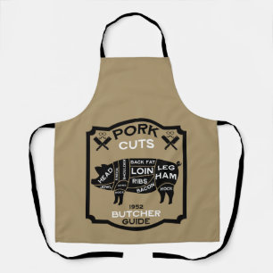 Meat Cut Farmhouse Keuken Decor Schort
