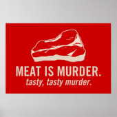 Meat is Murder, Tasty Tasty Murder Poster (Voorkant)