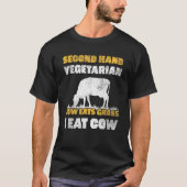 Meat Secondhand Vegetarian Meat Eater T-shirt (Voorkant)