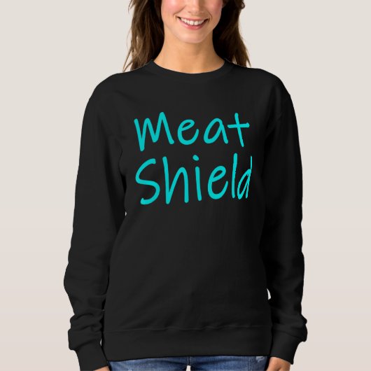Meat Shield Gamer Meme voor Alpha Players 2 Trui (Voorkant)