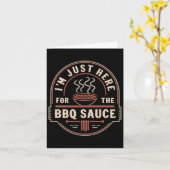 Meat Smoking Dad Quote voor Funny BBQ Grill Meat S Kaart (Gele Bloem)