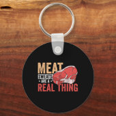 Meat Sweats Are A Real Thing Bbq Enthusiast  Sleutelhanger (Voorkant)