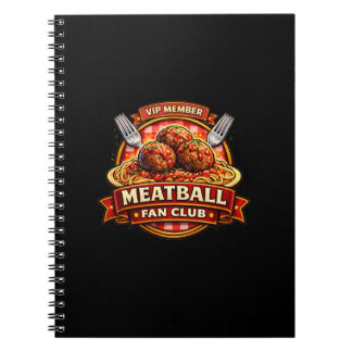 Meatball Fan Club VIP-lid – Retro Italiaans eten Notitieboek