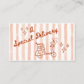 MeatBall Italian Baby Shower Books for Baby Informatiekaartje (Achterkant)