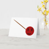 meatball kaart (Gele Bloem)