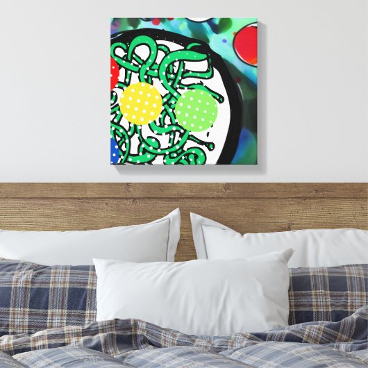Meatball Madness Canvas Afdruk (Insitu (Slaapkamer))
