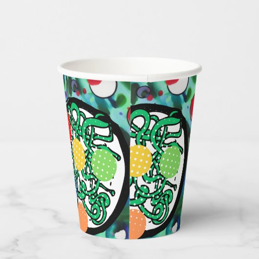 Meatball Madness Papieren Bekers (Rechts)