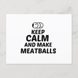 MEATBALLEN BEWAREN EN MAKEN BRIEFKAART