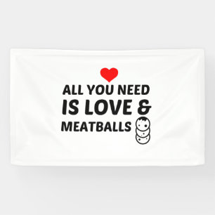 MEATBALLEN EN VERLIES SPANDOEK