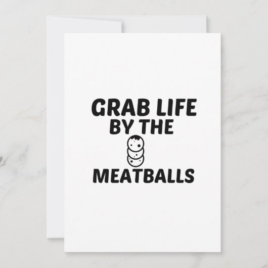 MEATBALLEN GRAB LIFE BEDANKKAART (Voorkant)