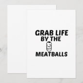 MEATBALLEN GRAB LIFE BEDANKKAART (Voorkant / Achterkant)