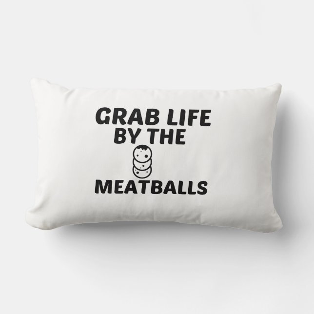 MEATBALLEN GRAB LIFE KUSSEN (Voorkant)