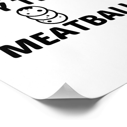 MEATBALLEN GRAB LIFE POSTER (Hoek)