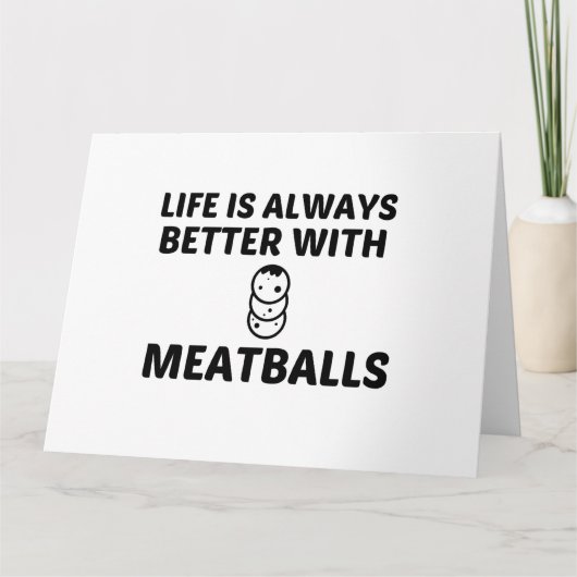 MEATBALLEN HET LEVEN IS BETER KAART (Voorkant)