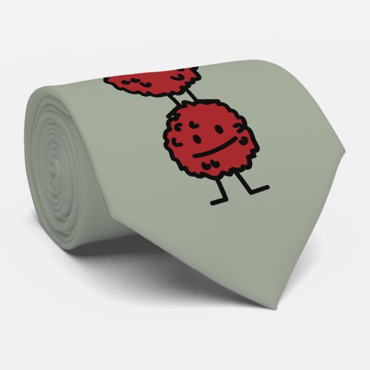 Meatballen Meatball gestapeld boven elkaar Stropdas (Opgerold)