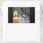 MEATBALLEN RECHTHOEKIGE STICKER (Tas)