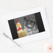 MEATBALLEN RECHTHOEKIGE STICKER (Envelop)